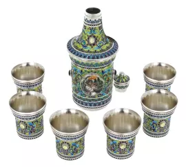 Set "On the lawn" (damask, 6 stacks) "Finish"